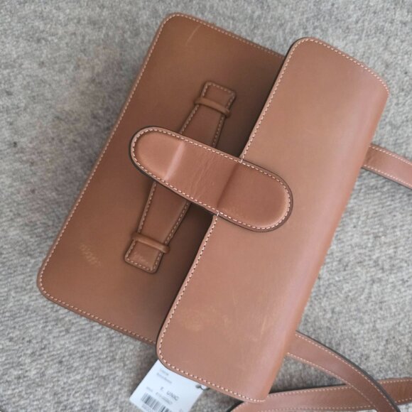 Authentic Céline by Phoebe PhiloNatural Calfskin Medium Symmetrical Bag Tan - Picture 16 of 16